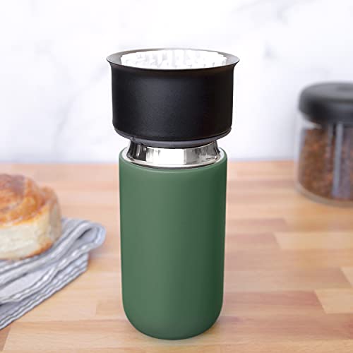 Fellow Carter Move Travel Mug 12 oz - Vacuum-Insulated Stainless Steel with Ceramic Interior R11722
