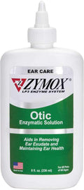 PET KING BRANDS Zymox Otic Enzymatic Solution for Dogs and Cats to Soothe Ear Infections Without Hydrocortisone for Itch Relief, 8oz
