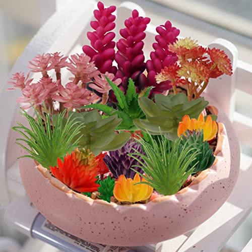 Artificial Succulents 22pcs Green Faux Plants for DIY Terrarium Home Decor X32709