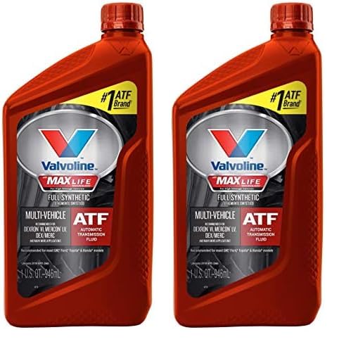 Valvoline MaxLife ATF Multi-Vehicle Full Synthetic Automatic Transmission Fluid 1 QT (Pack of 2)