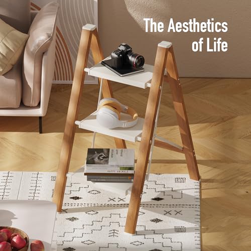 2 Step Lightweight Aluminum Folding Ladder with Anti-Slip Pedals, 330 lbs Capacity D5199