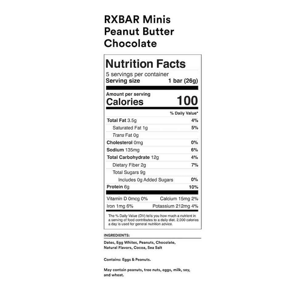 RXBAR Minis Protein Bars Variety Pack (30 Bars) V423