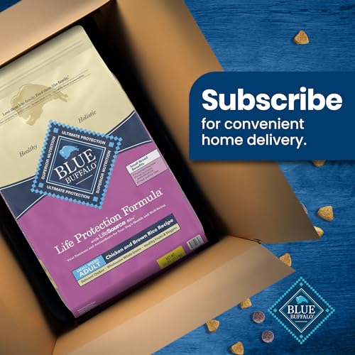 Blue Buffalo Life Protection Formula Adult Small Breed Dry Dog Food, Chicken & Brown Rice, 5-lb. Bag E5301