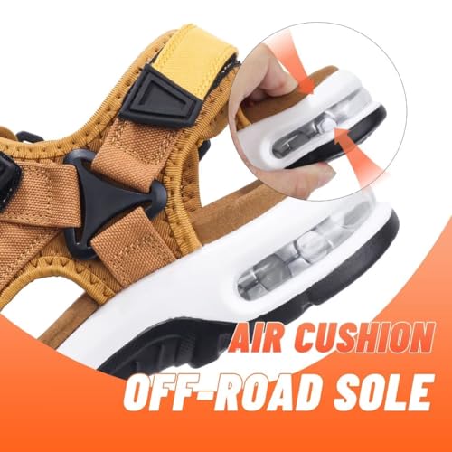 visionreast Mens Athletic Sandals Non-slip Outdoor Hiking P706