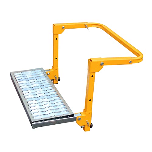 MAXXHAUL 50693 Adjustable Truck Tire Service Step with Non-Slip Platform P3702