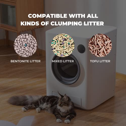 INSTACHEW Purrclean Automatic Self Cleaning Cat Litter Box, App Enabled, Large Capacity G795242
