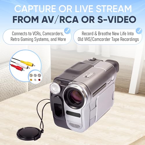 ClearClick Video to USB Lite - USB Audio Video Capture Device L888902
