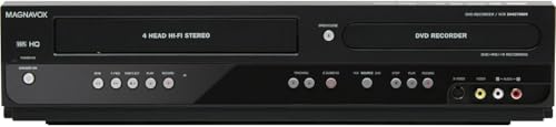Magnavox VHS to DVD Recorder VCR Combo with Remote, HDMI (Renewed) Y777309