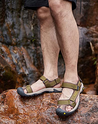 CAMEL CROWN Men's Waterproof Closed Toe Hiking Sandals K4443