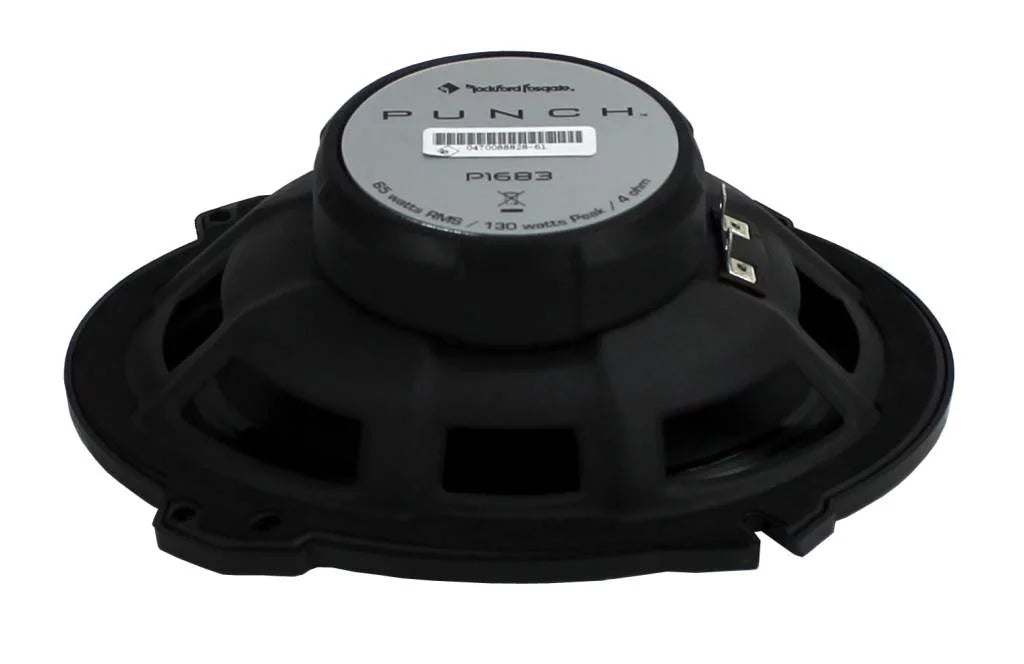 Rockford Fosgate P1683 6x8" 260W 3-Way Car Coaxial Speakers, 4 Pack D547