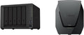 Synology 5-Bay DiskStation DS1522+ (Diskless),Black & WRX560 - Dual-Band Wi-Fi 6 Router, 2.5Gbps Ethernet, VLAN Segmentation, Multiple SSIDs