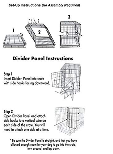 Precision Pet Products Two Door Wire Dog Crate, 48 Inch A83343