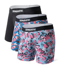 Separatec Men’s Underwear Boxer Briefs with Support Dual Pouch Moisture Wicking Cooling Bamboo Rayon Underwear for Men 3 Pack