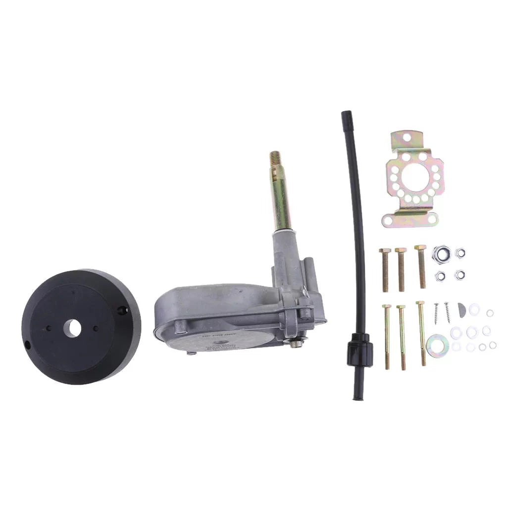 YK7 Single Cable Rotary Steering System with Helm and Bezel for Boat J693