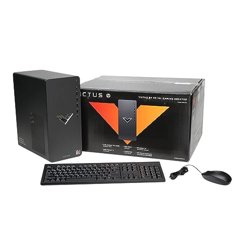 HP Victus 15L Gaming Desktop PC, AMD Ryzen 5600G, 16GB RAM, 1TB NVMe, RX6400, Win 11 Home L670