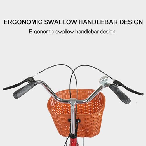 Outroad Adult Tricycle 16 Inch Foldable 3 Wheel Bike with Basket H585