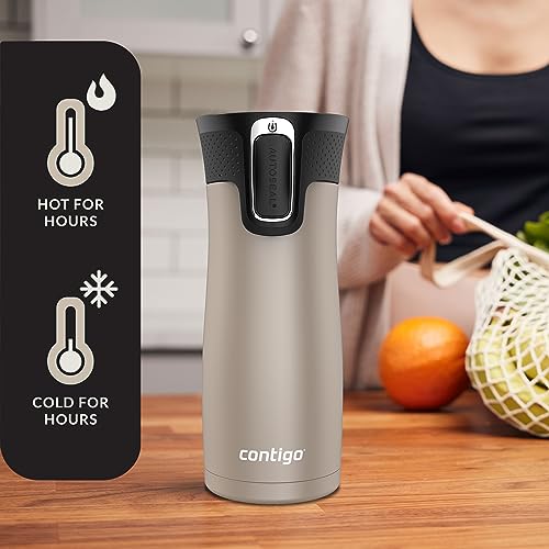 Contigo AUTOSEAL West Loop Vacuum-Insulated Stainless Steel Travel Mug 20 oz U753927