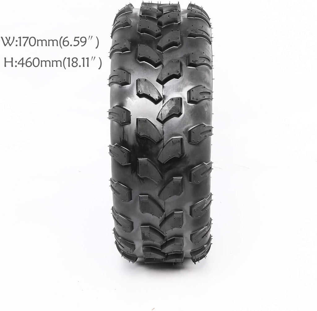 ATV Go Kart Quad Bike Tire Set 19x7-8 Front 18x9.50-8 Rear Tubeless Q685542