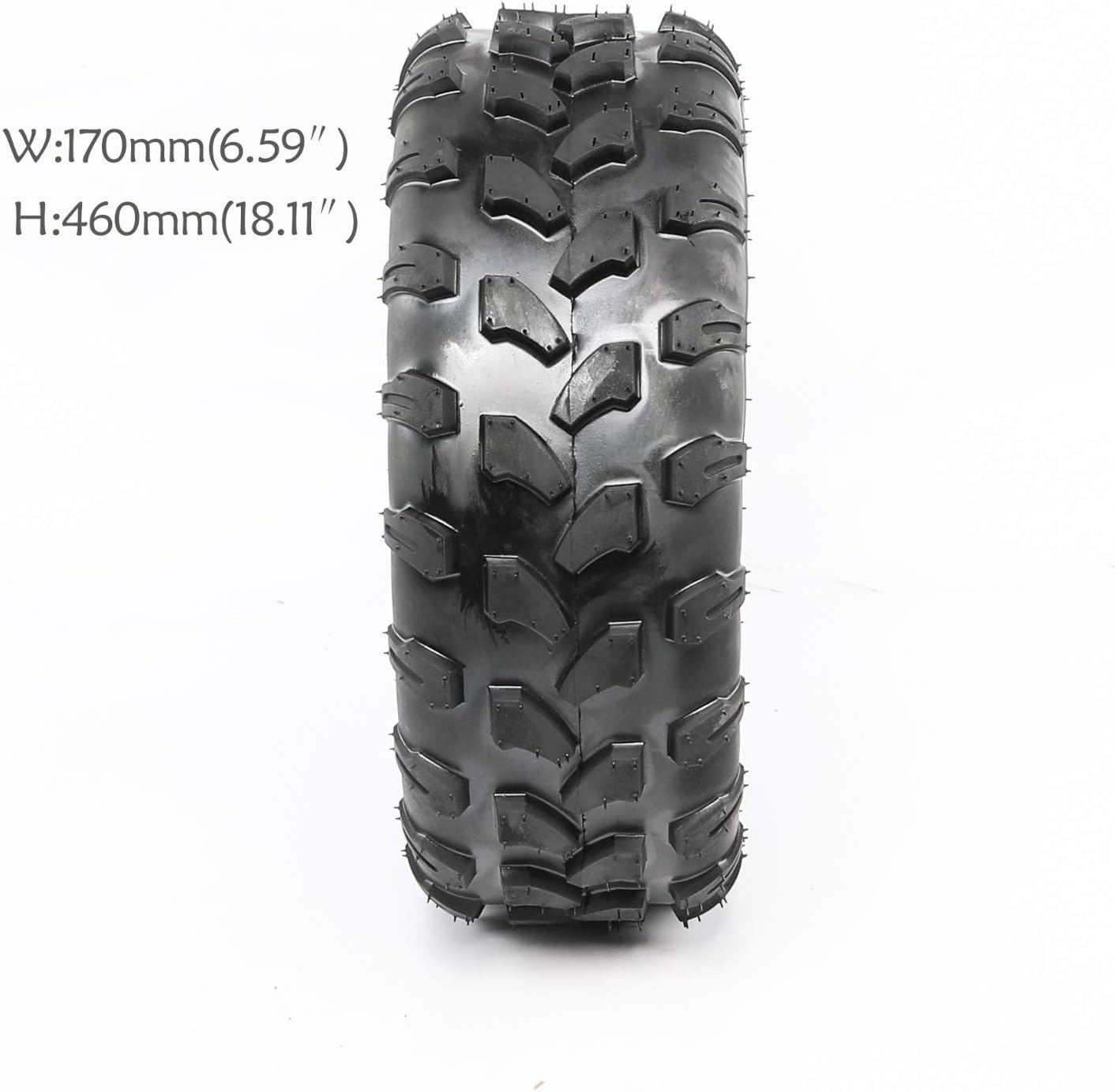 ATV Go Kart Quad Bike Tire Set 19x7-8 Front 18x9.50-8 Rear Tubeless Q685542