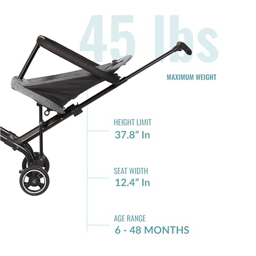 Coast Rider Stroller Pink, One Hand Fold, Adjustable Handles O586130