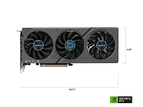 GIGABYTE GeForce RTX 4060 Eagle OC 8G Graphics Card, 8GB GDDR6 (Renewed) J161