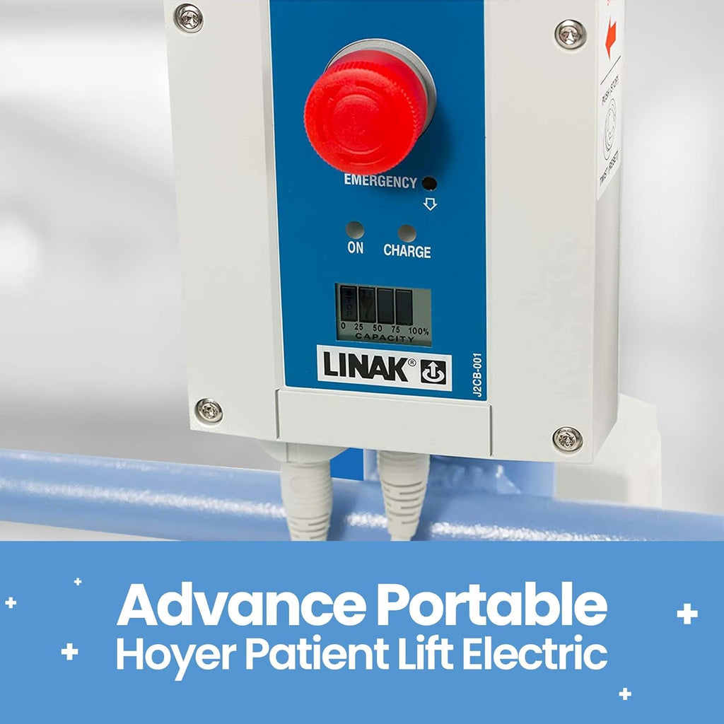 Joerns Hoyer Advance Portable Patient Lift, Electric, 340 Lbs Capacity B2203