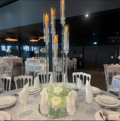 Black Candelabra Centerpieces for Wedding Table Decor 35in E5601
