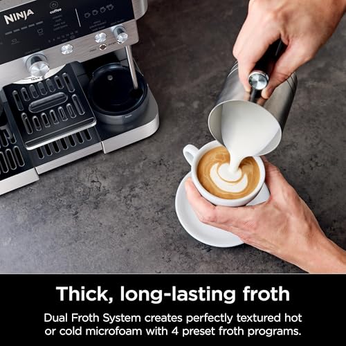 Ninja Luxe Café Premier Series Espresso Machine and Drip Coffee Maker, Stainless Steel P86793