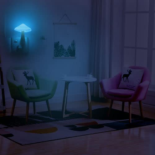 AUSAYE 5Pack Sensor LED Night Light Plug in Mushroom Lamp for Bedroom G797882