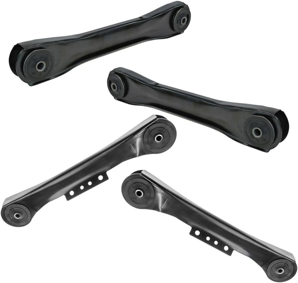 Rear Upper & Lower Control Arm 4pc Set Kit 4pcs for Jeep for Grand Cherokee 1993-1998 for Grand Wagoneer 1993