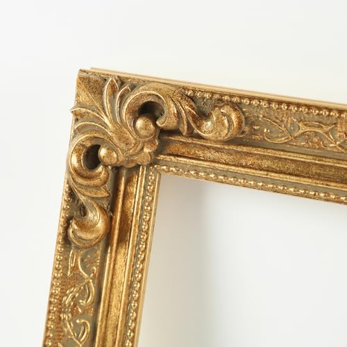 12x16 Wood Canvas Frame Gothic Ornate Black for Wall Art D3778