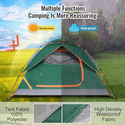 2 Person Pop Up Dome Camping Tent Waterproof Portable I82533