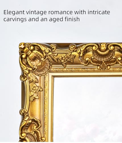Vintage 8x10 Picture Frame Black Gothic Antique Tabletop Wall Hanging Q4235