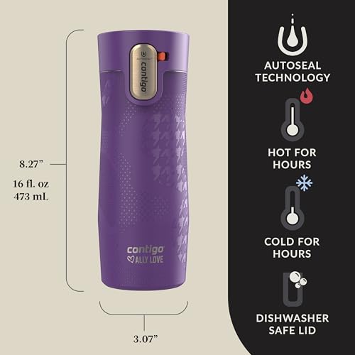 Contigo AUTOSEAL West Loop Vacuum-Insulated Stainless Steel Travel Mug 20 oz U753927
