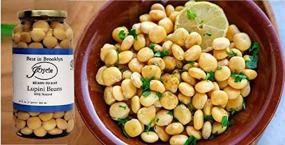 Joycie Ready To Eat Lupini Beans 32 oz Jar, Pack of 6 W21397