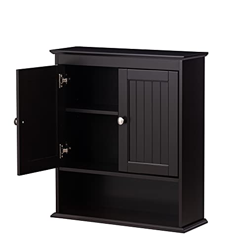 Spirich Bathroom Wall Cabinet with Doors, White A10165