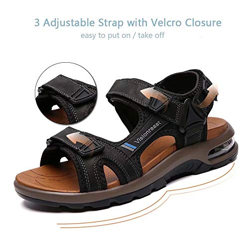 visionreast Mens Athletic Sandals Non-slip Outdoor Hiking P706