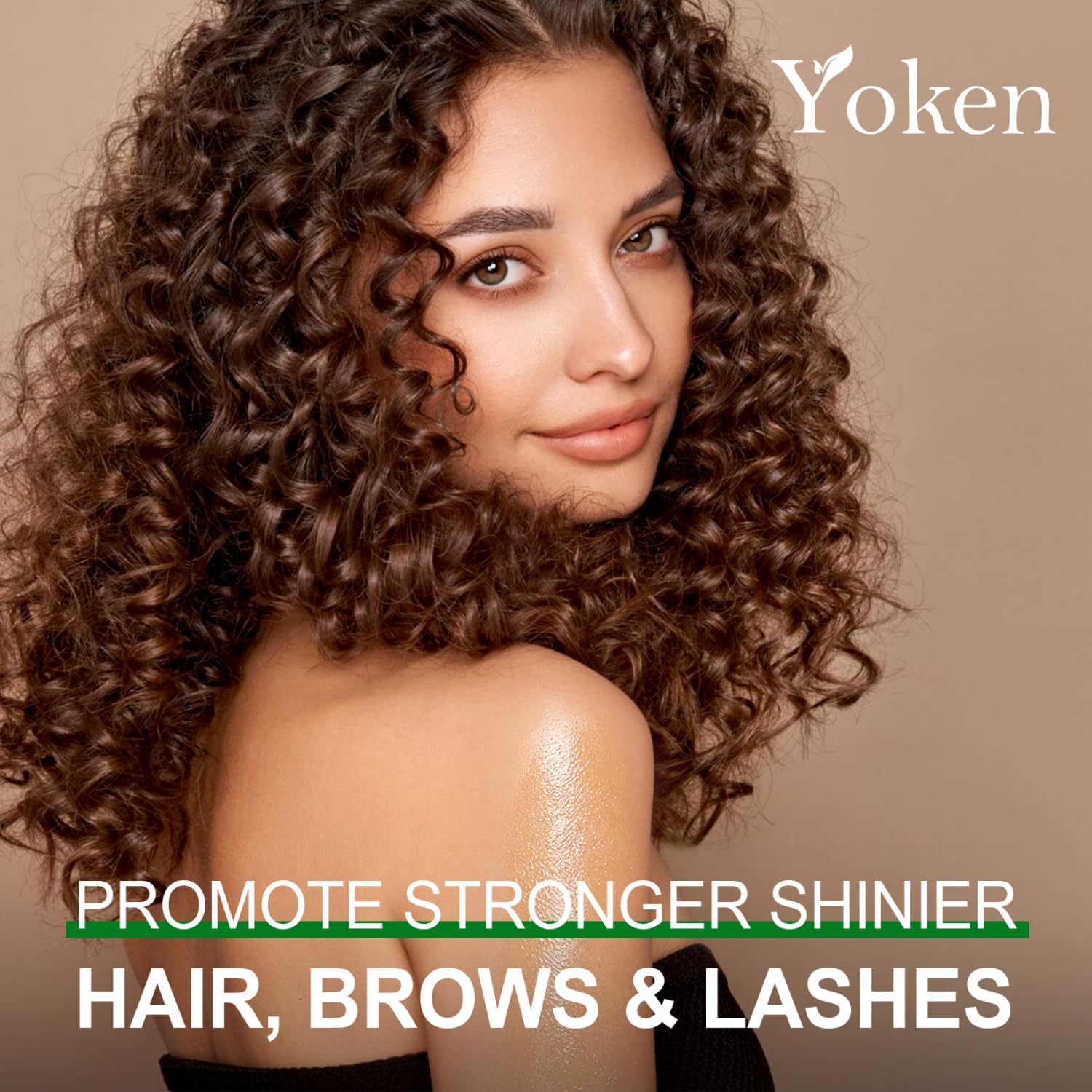 Yoken Pure Castor Oil Glass Bottle 16 fl oz for Face, Body, Hair U780559