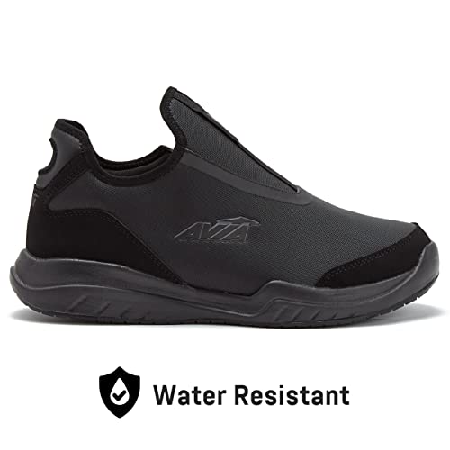 Avia Avi-Breeze SR Women’s Slip On Slip Resistant Shoes, Black X78728