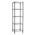 Amazon Basics 3-Shelf Adjustable Heavy Duty Steel Wire Rack Storage Shelving Organizer for Kitchen, Garage, 23.2" L x 13.4" W x 30" H, Chrome