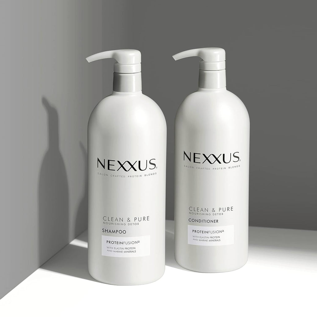 Nexxus Clean and Pure Clarifying Shampoo and Conditioner, 2-Pack, 33.8 oz G851
