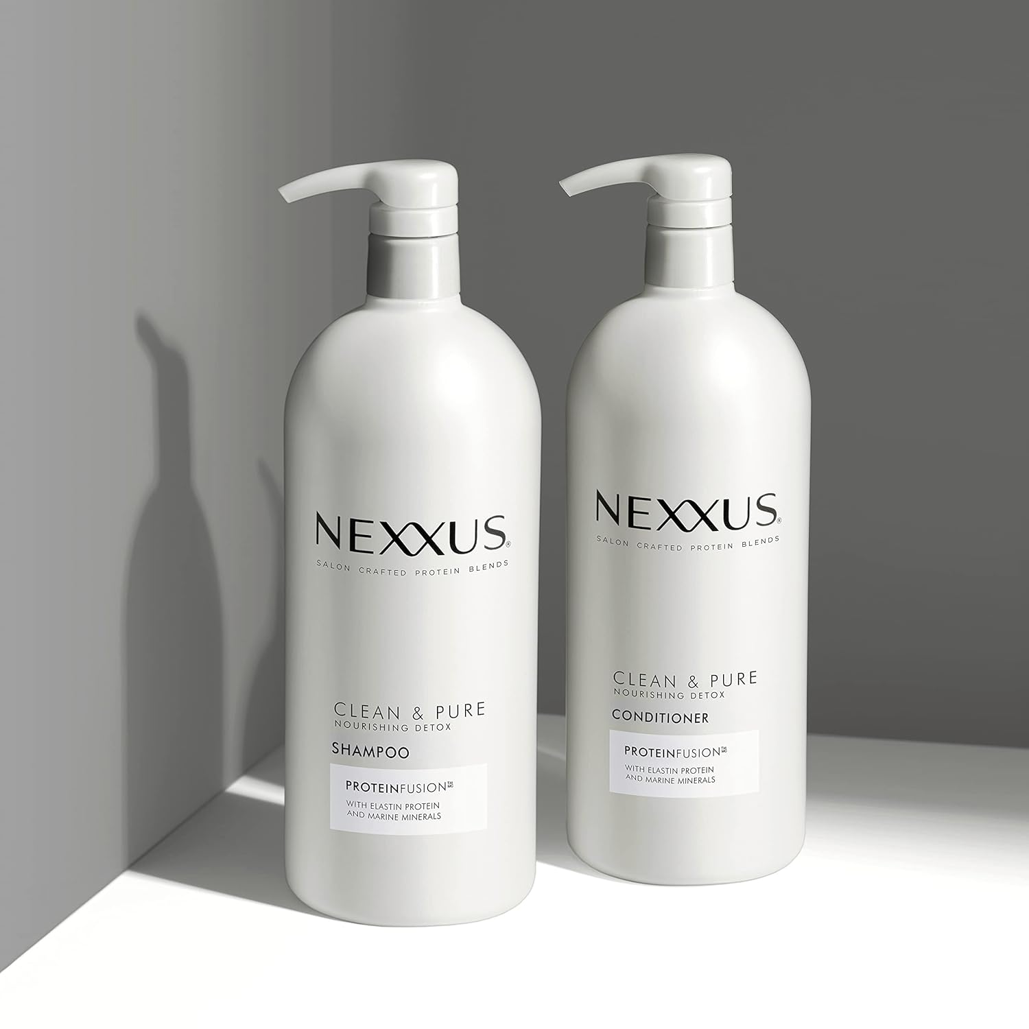 Nexxus Clean and Pure Clarifying Shampoo and Conditioner, 2-Pack, 33.8 oz G851