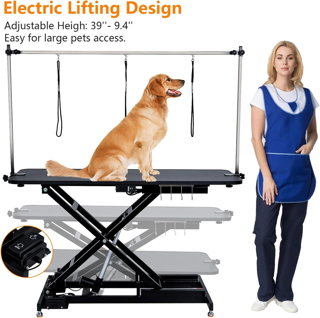 Hydraulic Dog Grooming Table for Pet, Heavy Duty, 350Lbs Capacity T285295