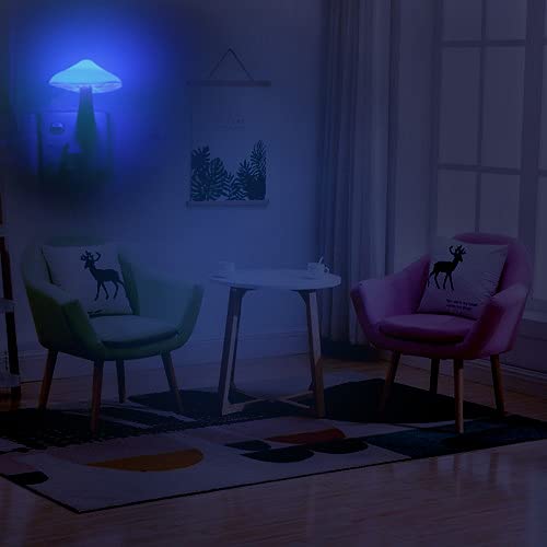 AUSAYE 5Pack Sensor LED Night Light Plug in Mushroom Lamp for Bedroom G797882