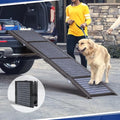 PENSUN Dog Ramp for Car, 67" Foldable Pet Ramp with Non-Slip Rug Surface, Lightweight and Portable Truck Ramp Stairs for Medium & Large Dogs Up to 250LBS Enter Cars, SUVs & Trucks (67" L x 17" W)