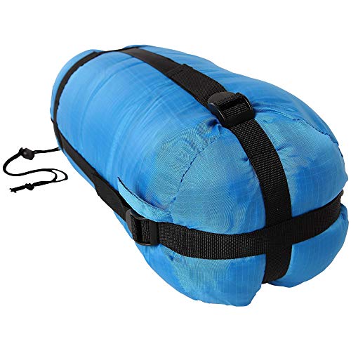 USGI Industries Camp-Shield Adventure Blanket Water Resistant Lightweight with Compression Sack Arctic Blue R751440