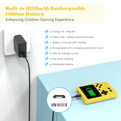 Retro Handheld Games Console with 400 Built-in Games, 3.0 Inch IPS Screen, Gray N346564