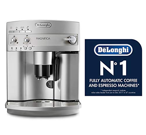 De'Longhi Magnifica Evo Automatic Espresso & Coffee Machine with Milk Frother, Silver Z699