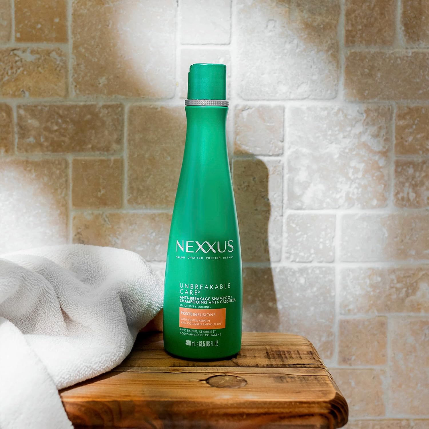 Nexxus Unbreakable Care Anti-Breakage Shampoo with Keratin, 13.5 oz K12781