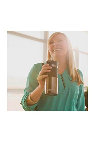 Contigo Byron Snapseal Travel Mug, Stainless Steel, 590ml, Black I34141